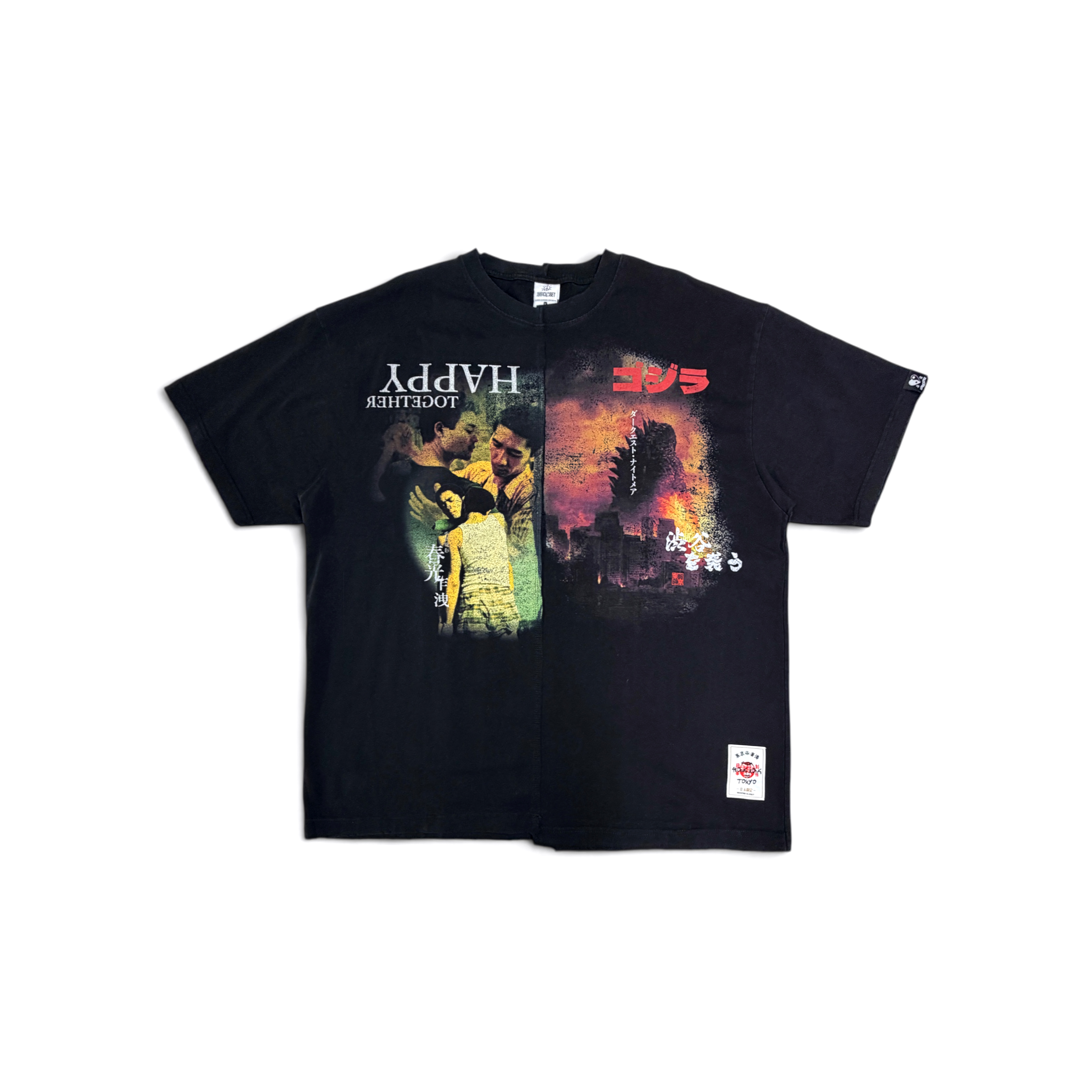 2nd Closet “CLASSIC PICTURES” REWORKED WASHED T-SHIRT | TE42