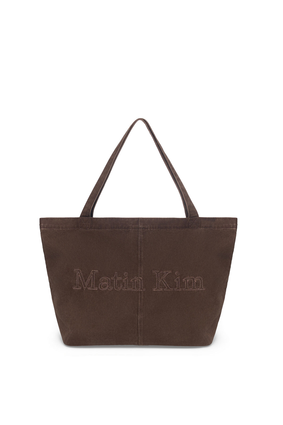 預購｜MATIN KIM  MOMO代言款 VINTAGE WASHED COTTON SHOULDER BAG