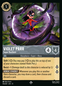 Attack of the Vine! - 176/207 Violet Parr - Super Resilient SR