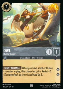 Attack of the Vine! - 185/207 Owl - Hunny Ranger C