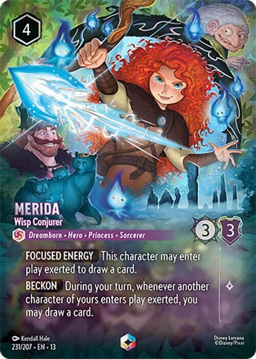 Attack of the Vine! - 231/207 Merida - Wisp Conjurer E