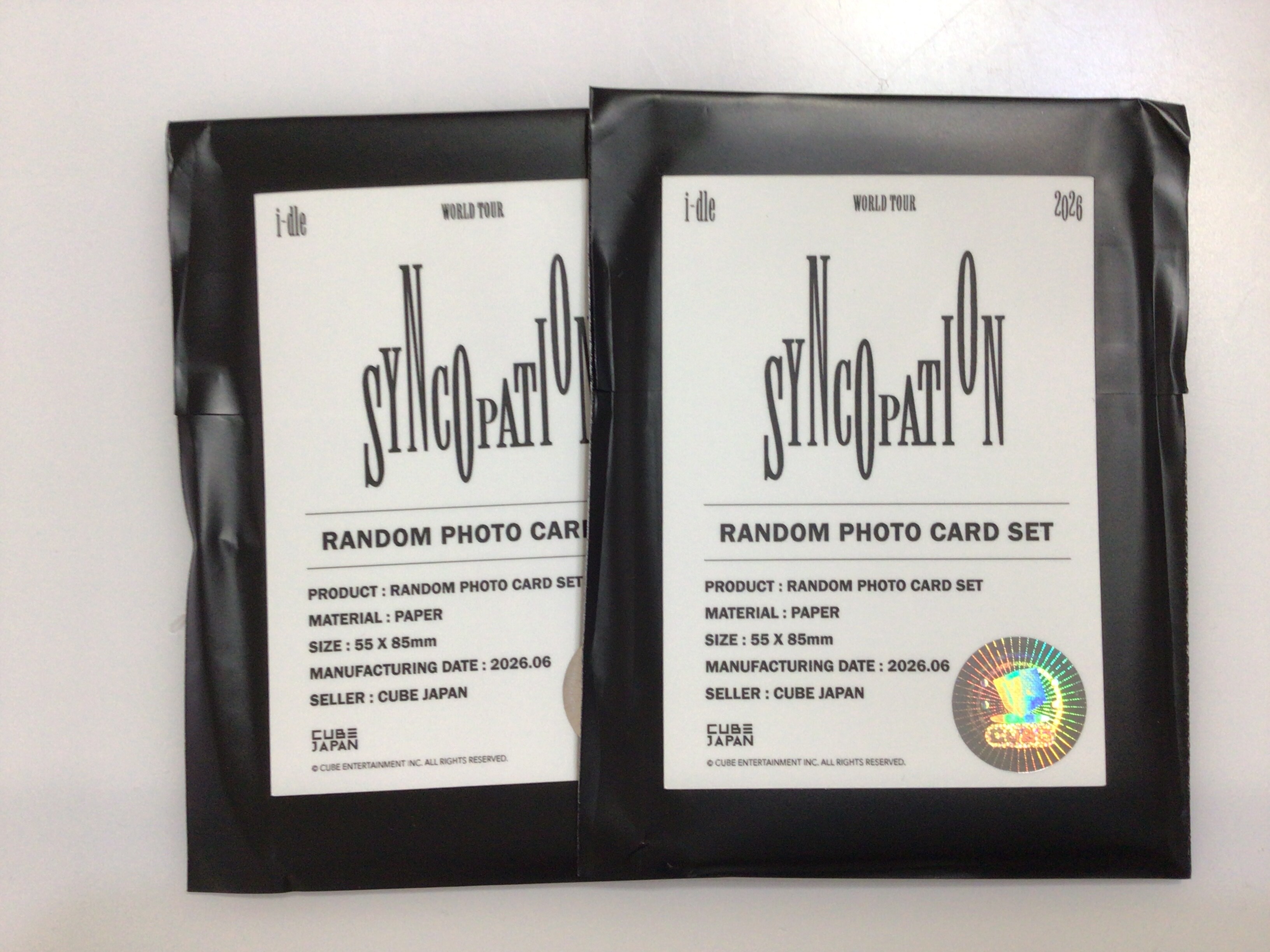 I-DLE Syncopation in Yokohama trading card