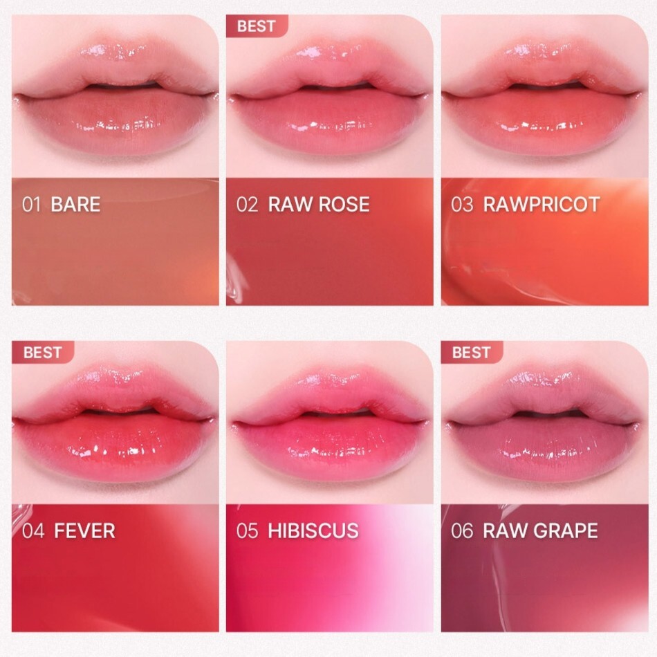 Hince 清透水光唇釉 4ml
