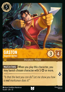 Attack of the Vine! - 15/207 Gaston – Superior Archer (Foil) UC