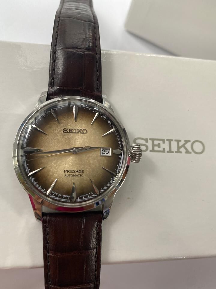 Seiko  Presage Cocktail Irish Coffee SRPE11J1 Automatic Limited Edition SRPE11J1 Limited Edition of 1300pcs 「愛爾蘭咖啡」雞尾酒主題自動機械限量版
