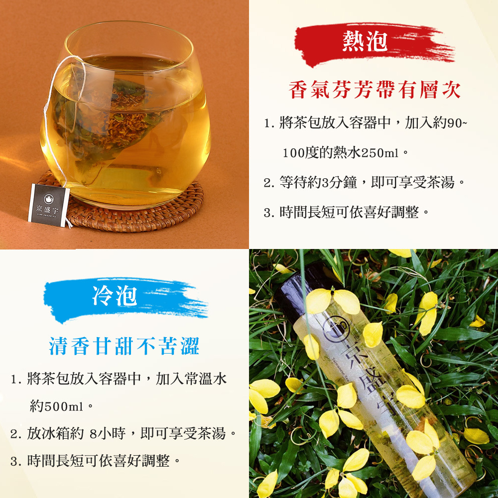 花茶冷泡熱泡說明