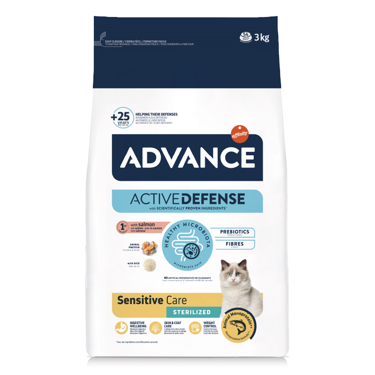 Advance⎜特殊護理絕育成貓糧-三文魚/過敏謢理 3kg