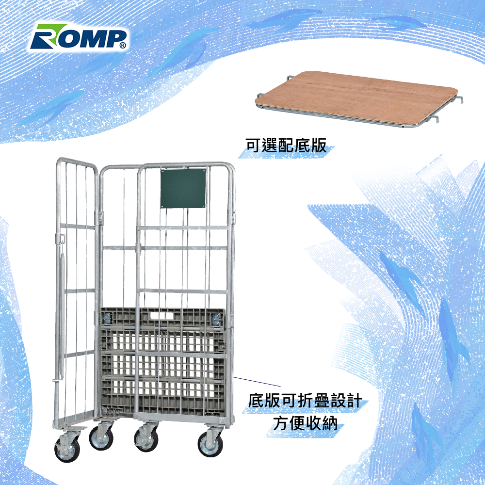 Hot-dip Zinc Cage Trolley F07-05