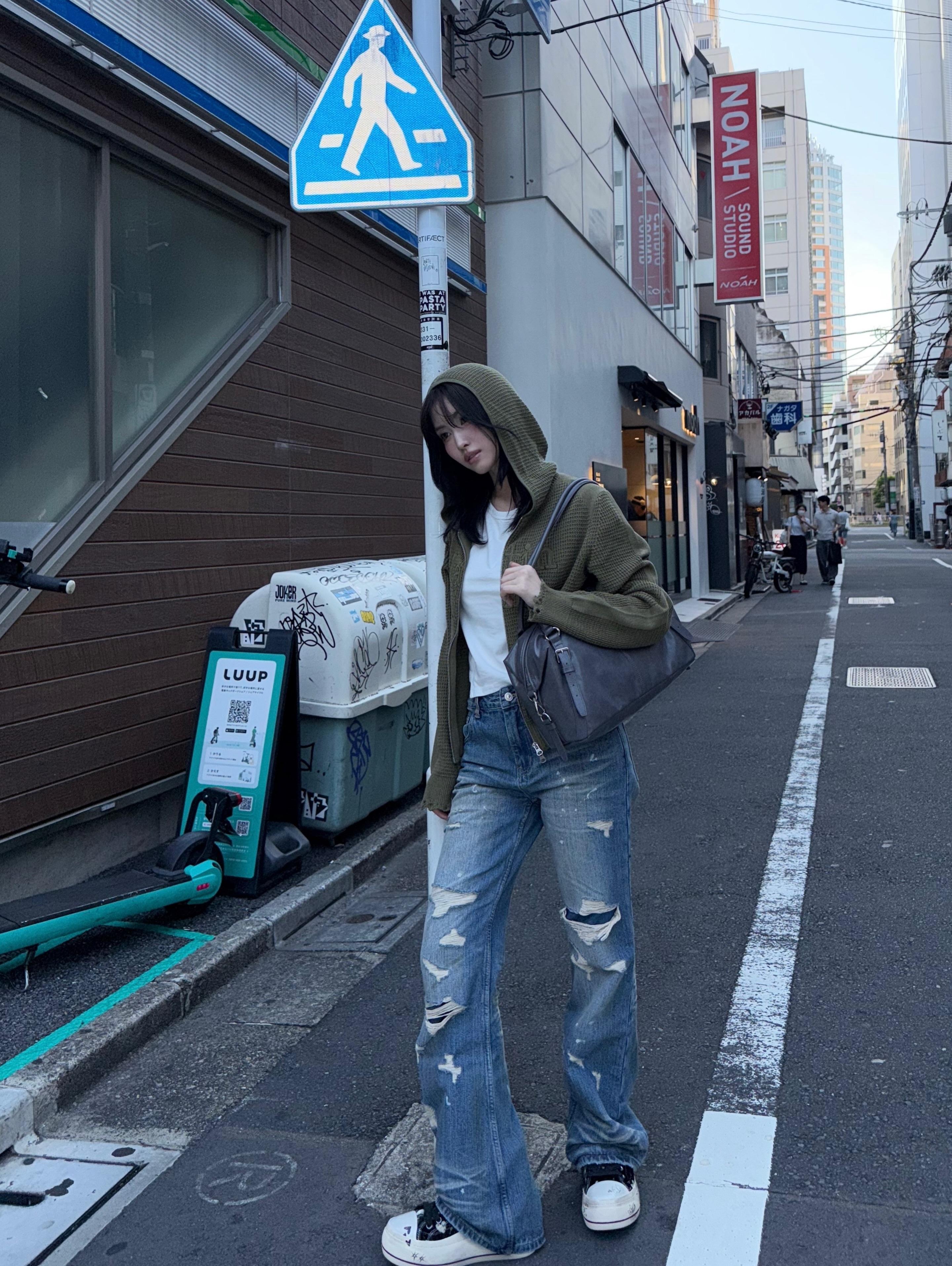 預購｜MATIN KIM 華夫格連帽外套 MOMO代言款 WAFFLE TEXTURE HOODY KNIT ZIP UP