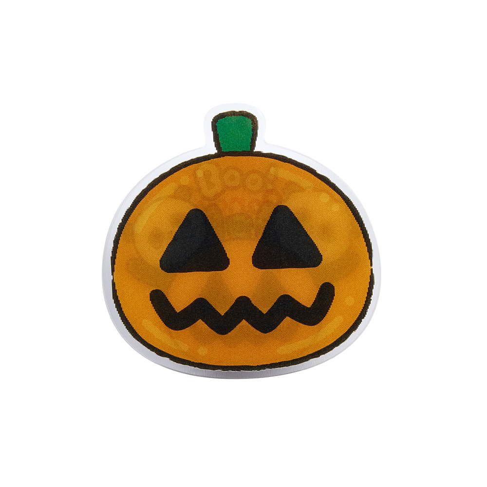 Panda Friends Elder Sister “Jia Jia” & Little Brother “De De” Pumpkin Lenticular Badge