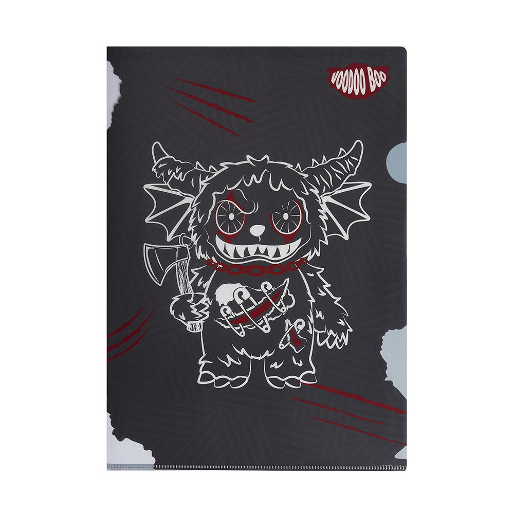 Bulu Boo & VoodooBoo 黑色A4文件夾