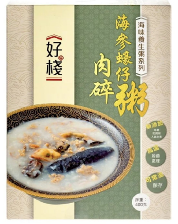 VY40 好棧 海參蠔仔肉碎粥 400克 **到期日:約2027/11 (65541002)