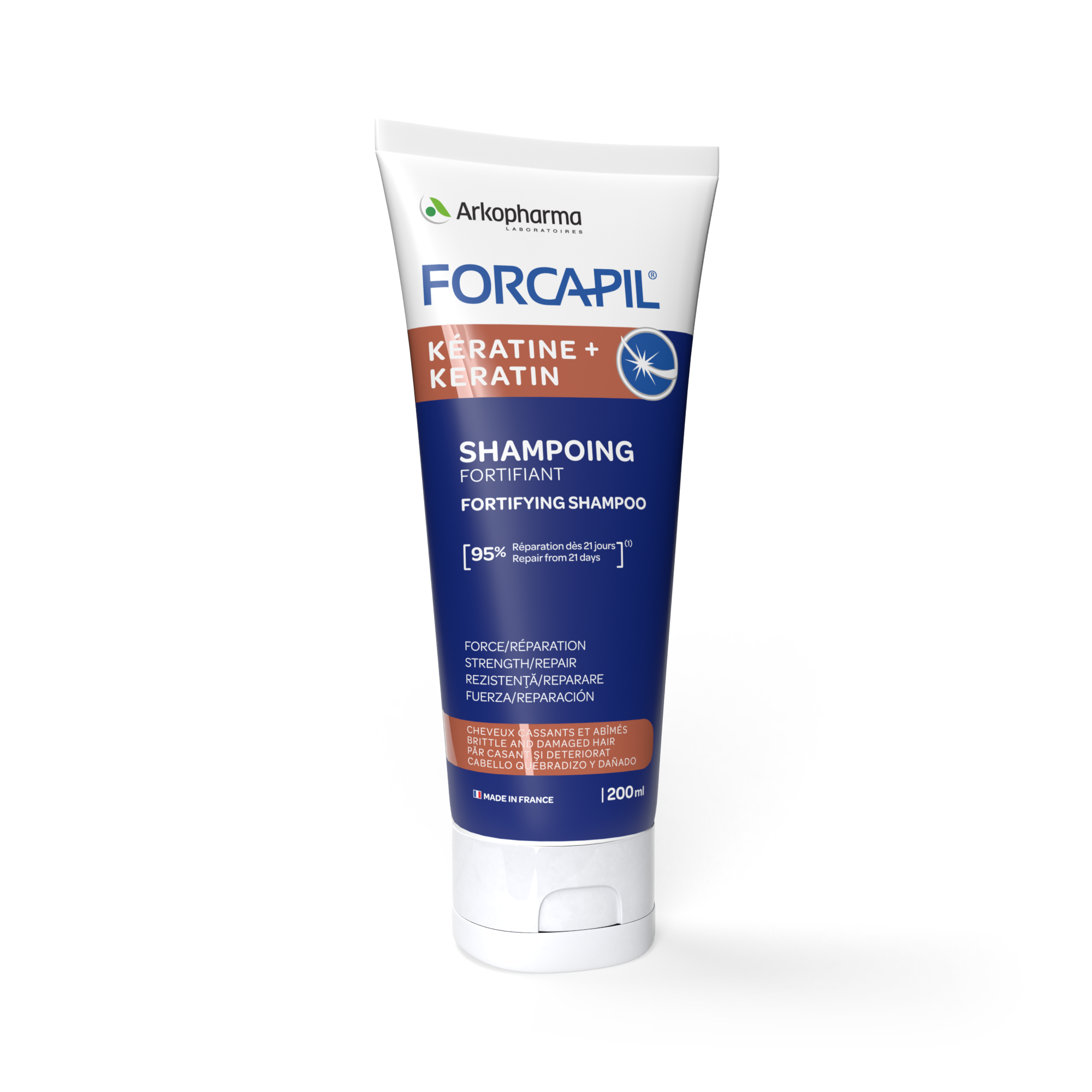 【Arkopharma 艾蔻法】FORCAPIL  法式配方．盈韌而解洗髮精