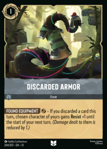 Attack of the Vine! - 204/207 Discarded Armor (Foil) UC