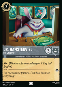 Attack of the Vine! - 184/207 Dr. Hamsterviel - Evil Observer (Foil) UC
