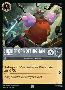 Attack of the Vine! - 181/207 Sheriff of Nottingham - Vine Slayer (Foil) C
