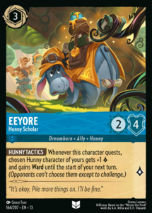 Attack of the Vine! - 164/207 Eeyore - Hunny Scholar (Foil) UC