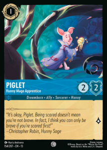 Attack of the Vine! - 154/207 Piglet - Hunny Mage Apprentice (Foil) C