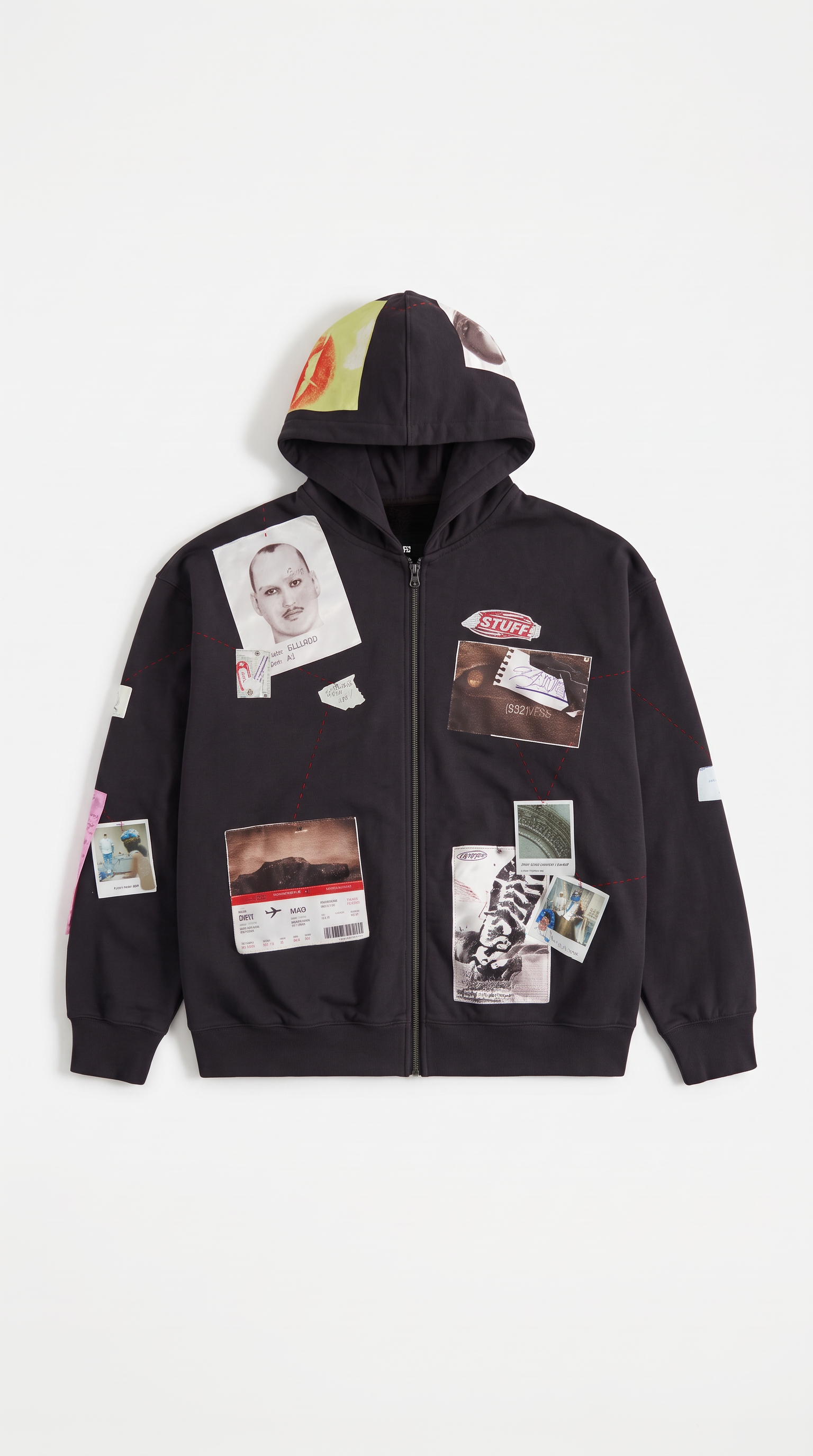 【Focus Store】現貨秒發 SSSTUFFF Detective Board Zip Up Hoodie "Black" 黑色 拉鏈連帽外套