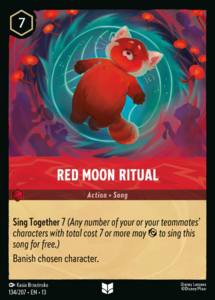 Attack of the Vine! - 134/207 Red Moon Ritual (Foil) UC