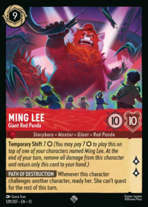 Attack of the Vine! - 129/207 Ming Lee - Giant Red Panda (Foil) SR