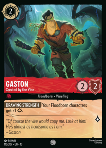Attack of the Vine! - 115/207 Gaston - Created by the Vine (Foil) C