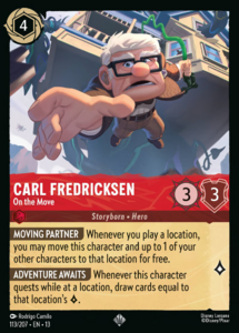 Attack of the Vine! - 113/207 Carl Fredricksen - On the Move (Foil) SR