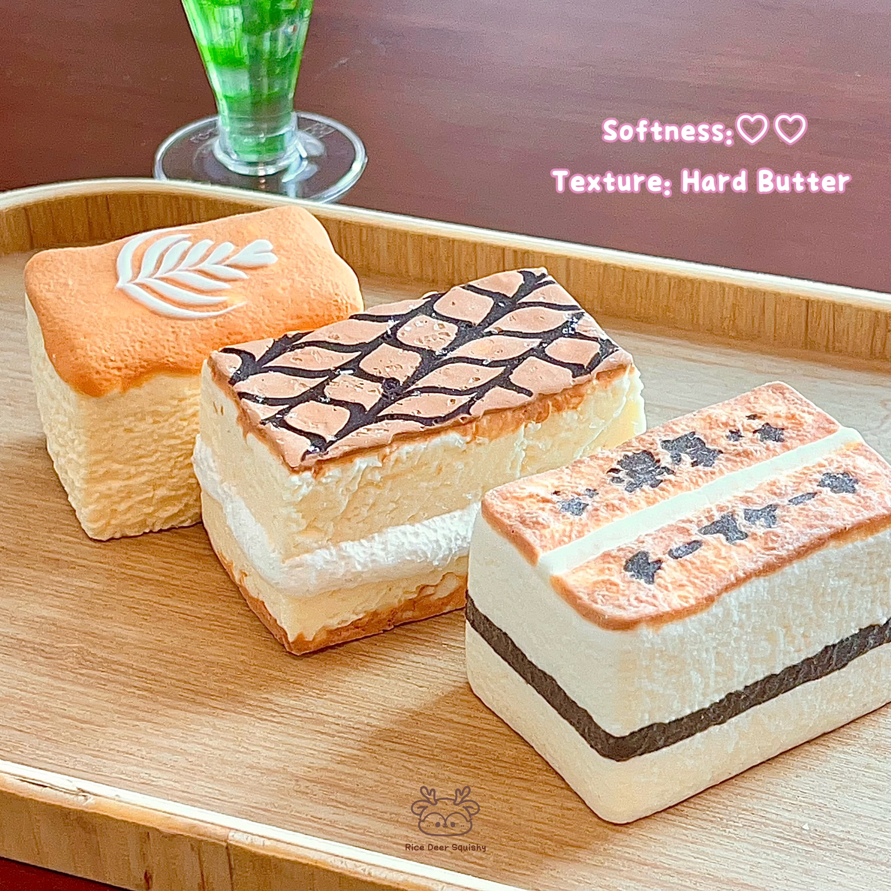 (Pre-Order) Afternoon Cake Handmade Squishy (Playable by hand)
