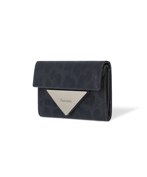 《現貨》FENNEC TRIANGLE DOCO WALLET - LEOPARD NAVY