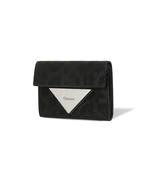 《現貨》FENNEC TRIANGLE DOCO WALLET - LEOPARD BLACK