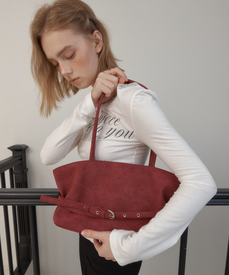 LETERIE MELLOW REVERSIBLE BELT TOTE BAG
