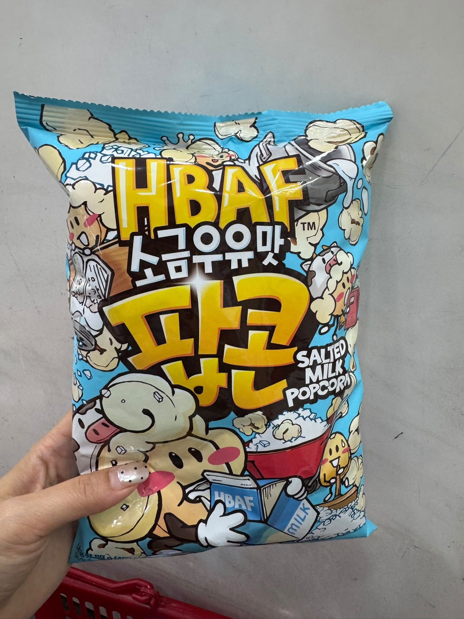 EQ48 韓國 HBAF 爆谷 80G $23/1包 $60/3包