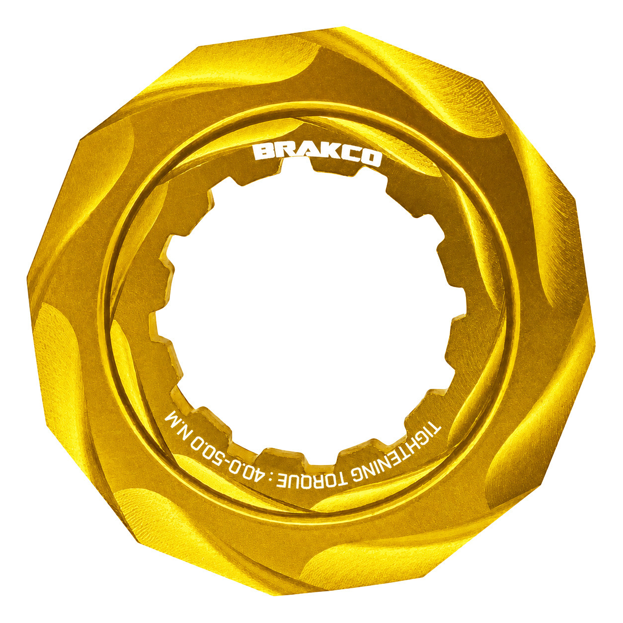 Brakco 輕量化碟盤鎖環 碟盤蓋/金