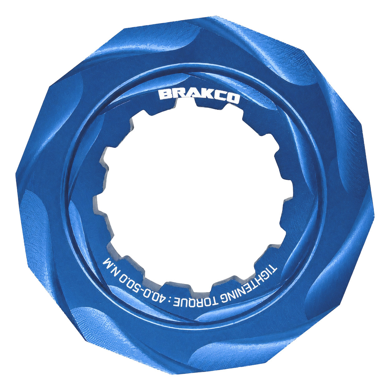 Brakco 輕量化碟盤鎖環 碟盤蓋/藍