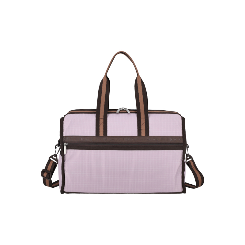 DELUXE 中型旅行袋 (SPECTATOR ORCHID/GANACHE)