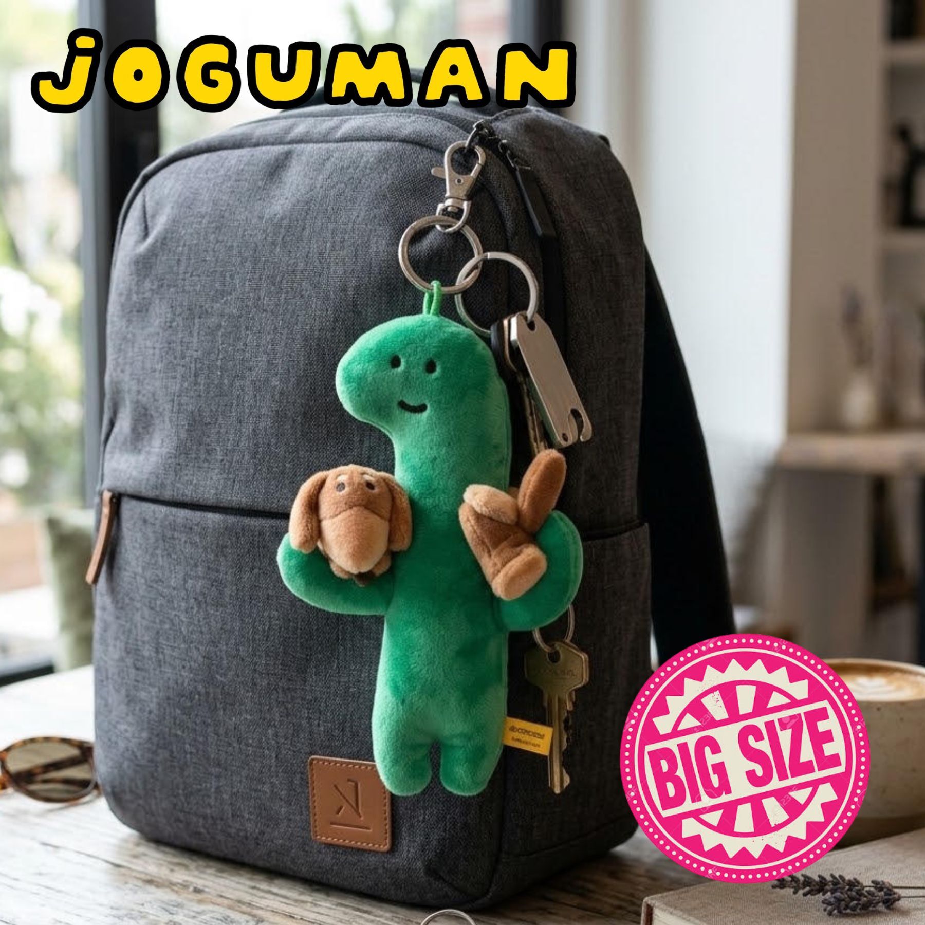 JOGUMAN|Keychain Accessories-(Brachio & Woody)