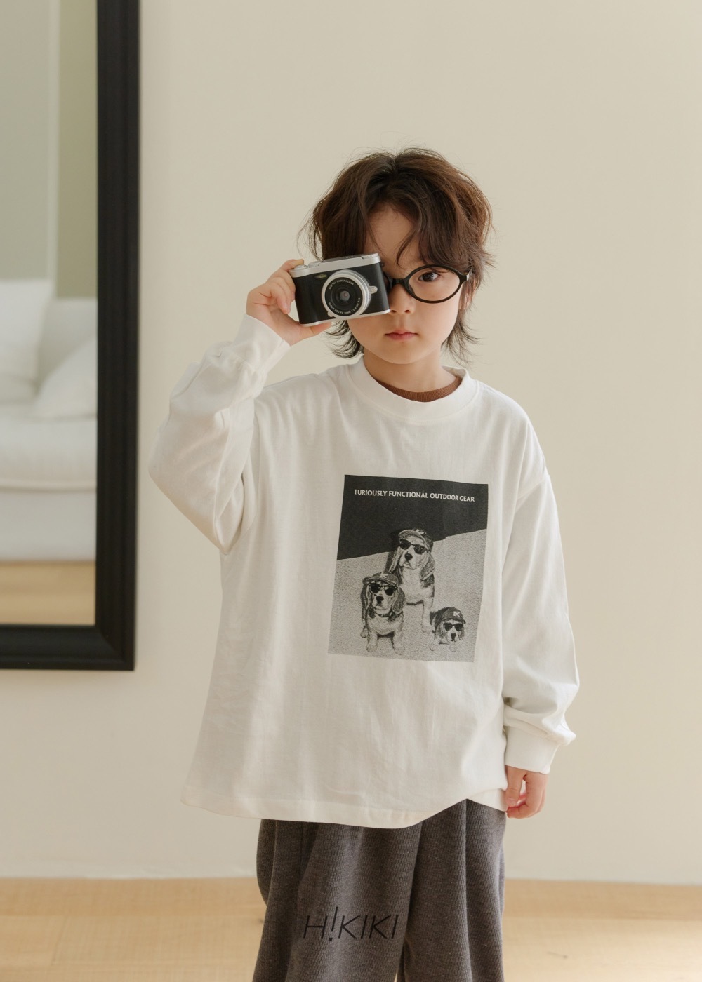 Hikiki Puppy tee / 2色