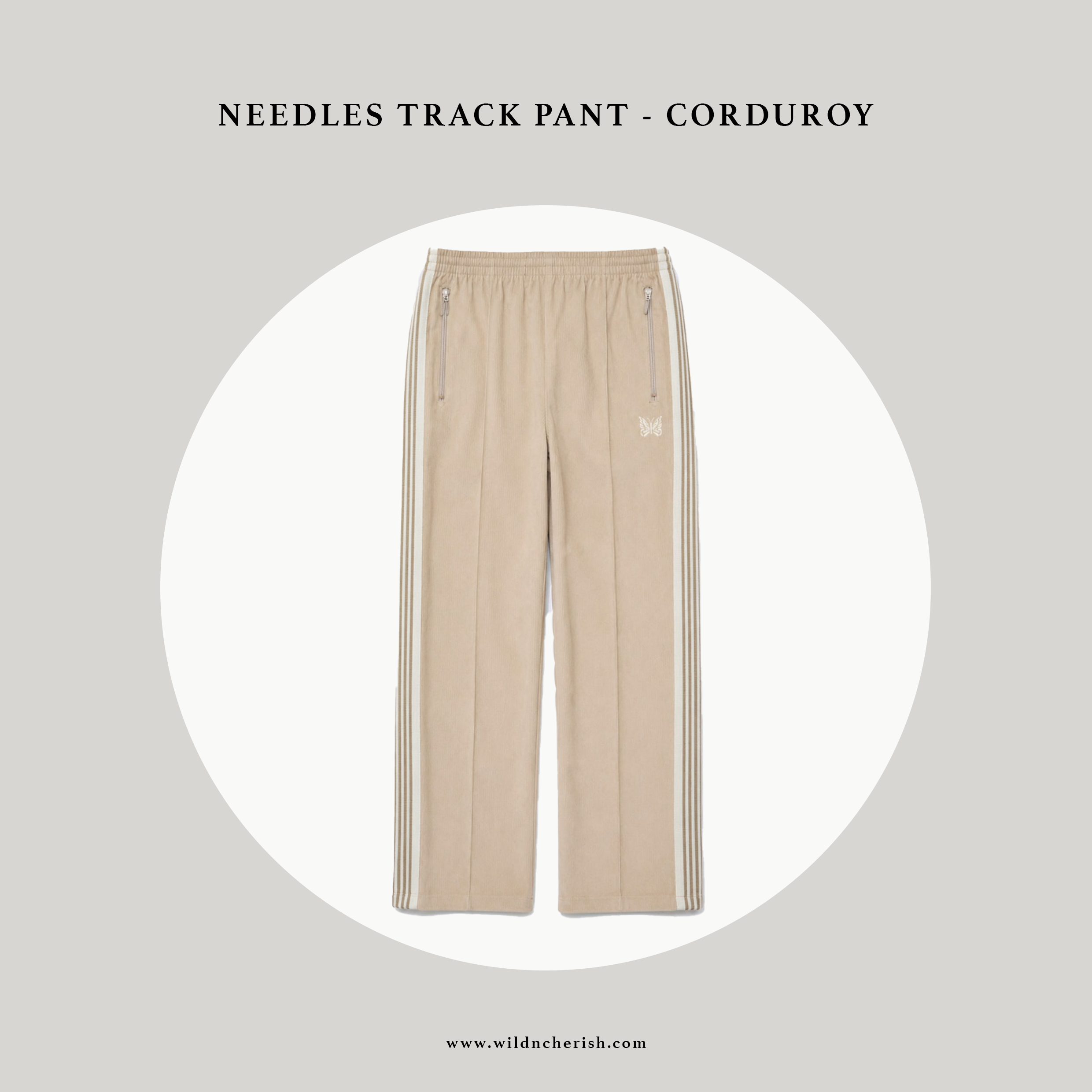 預訂 | NEEDLES Track Pant - Corduroy 燈芯絨
