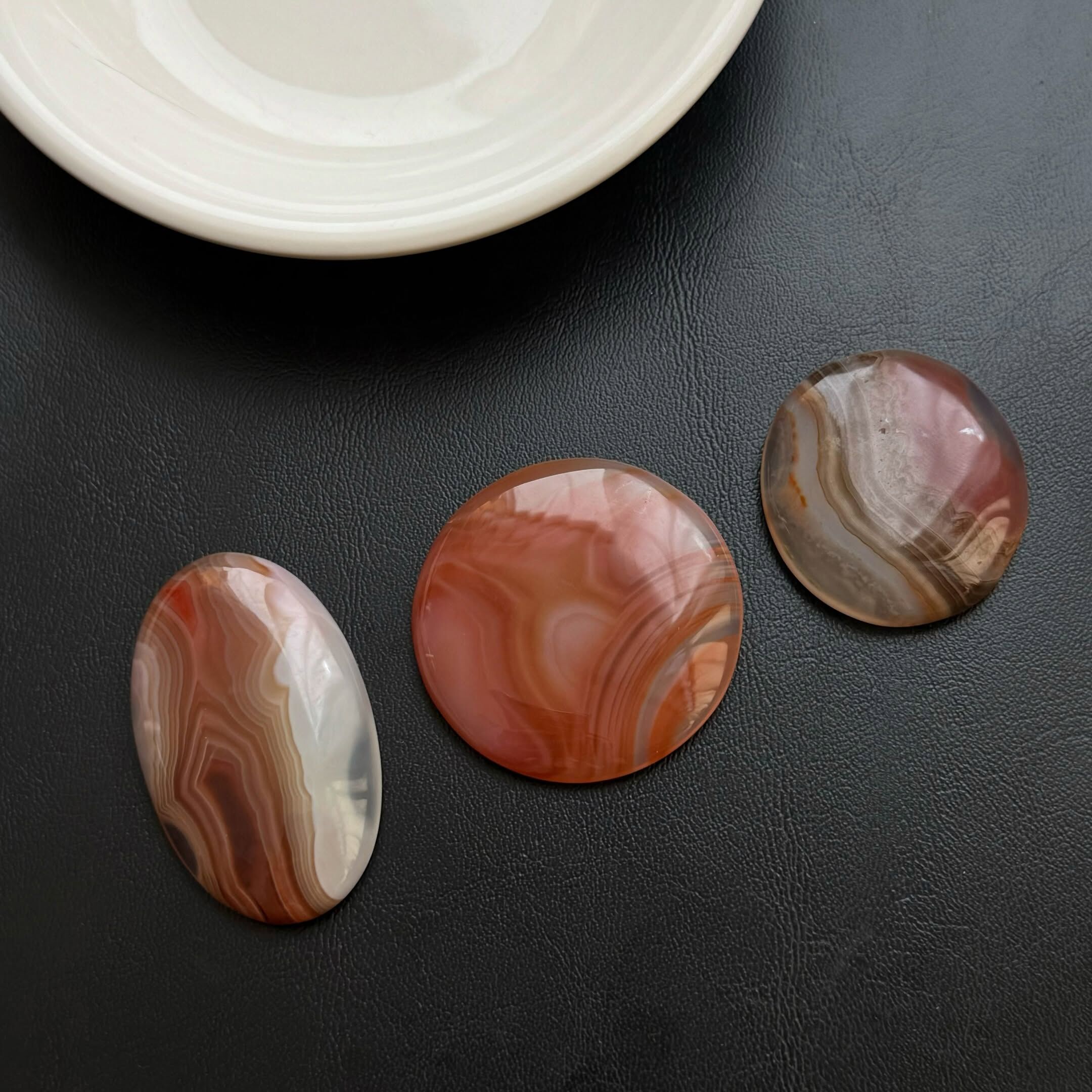 [原石] 非洲波斯瓦那瑪瑙 約 42x25x5mm