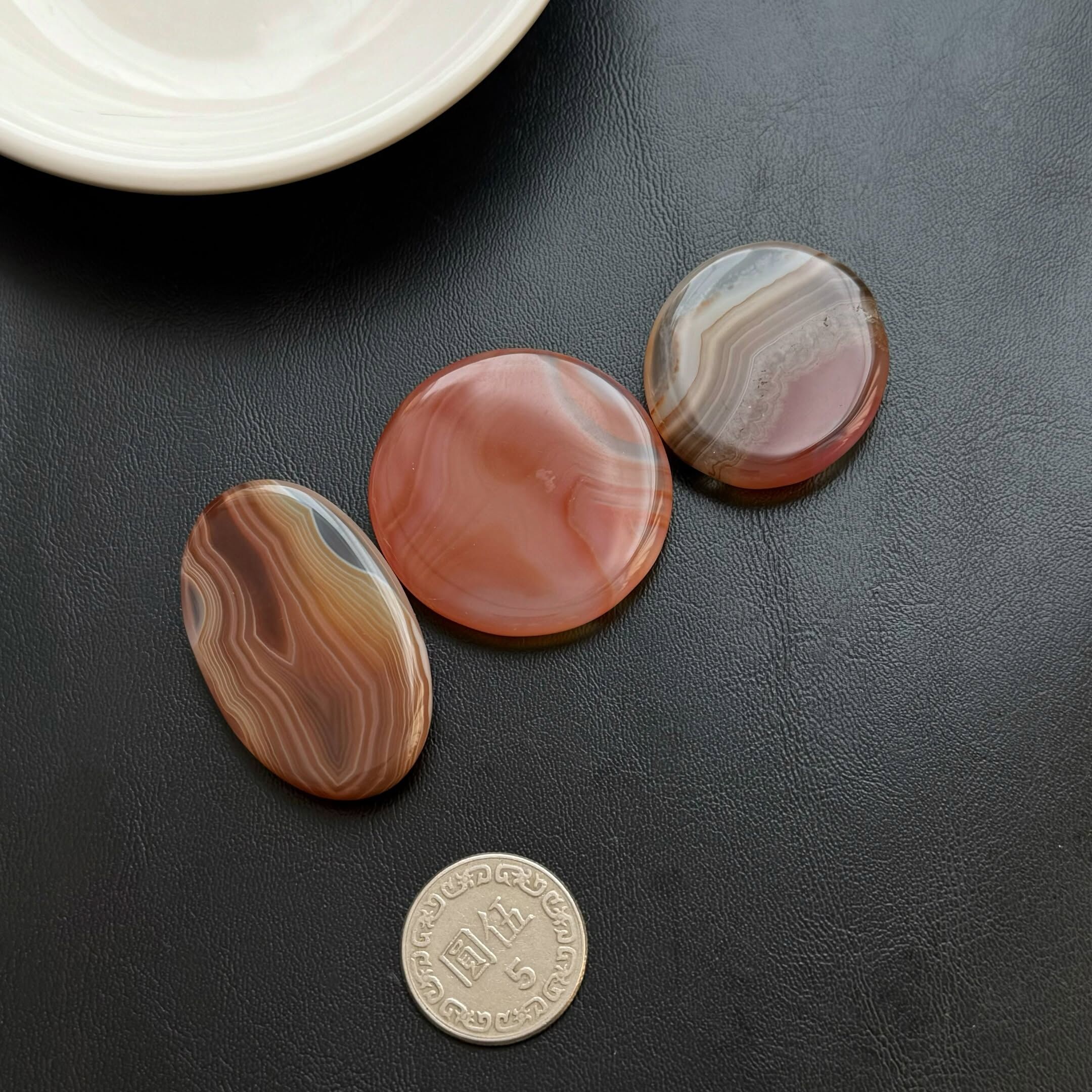 [原石] 非洲波斯瓦那瑪瑙 約 42x25x5mm