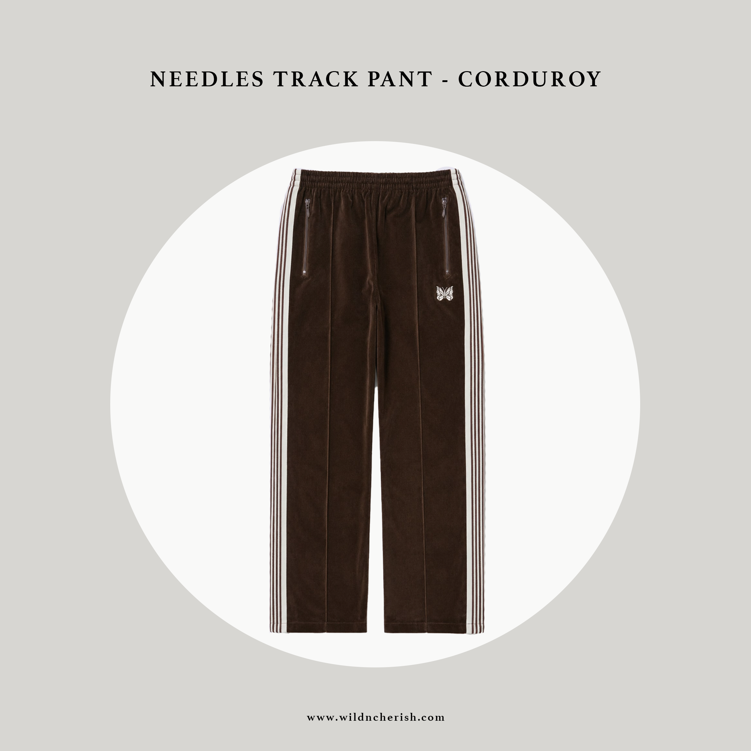 預訂 | NEEDLES Track Pant - Corduroy 燈芯絨