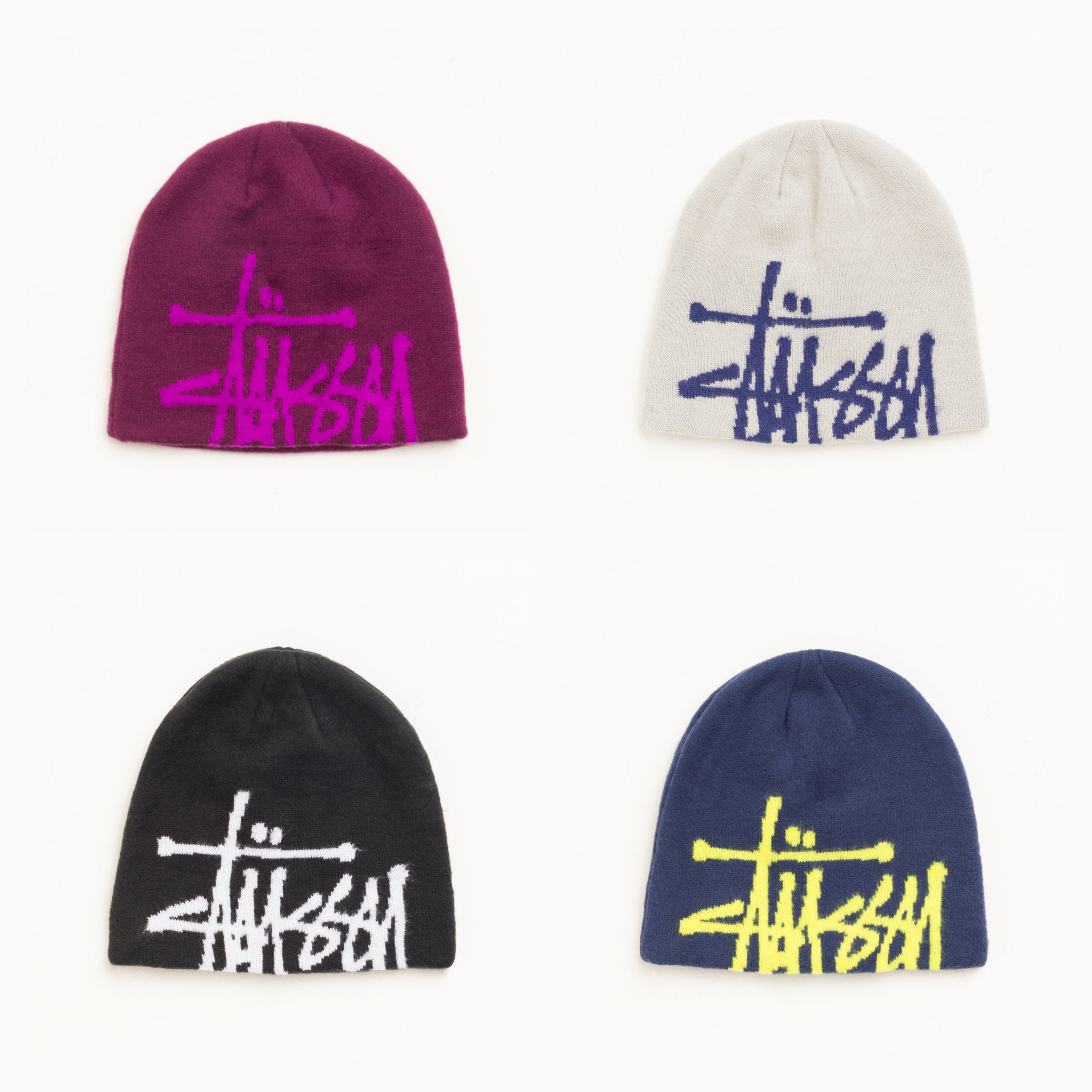 2026AW STUSSY BRUSHED OUT BASIC SKULLCAP 毛帽 邊緣 LOGO 現貨 1321279
