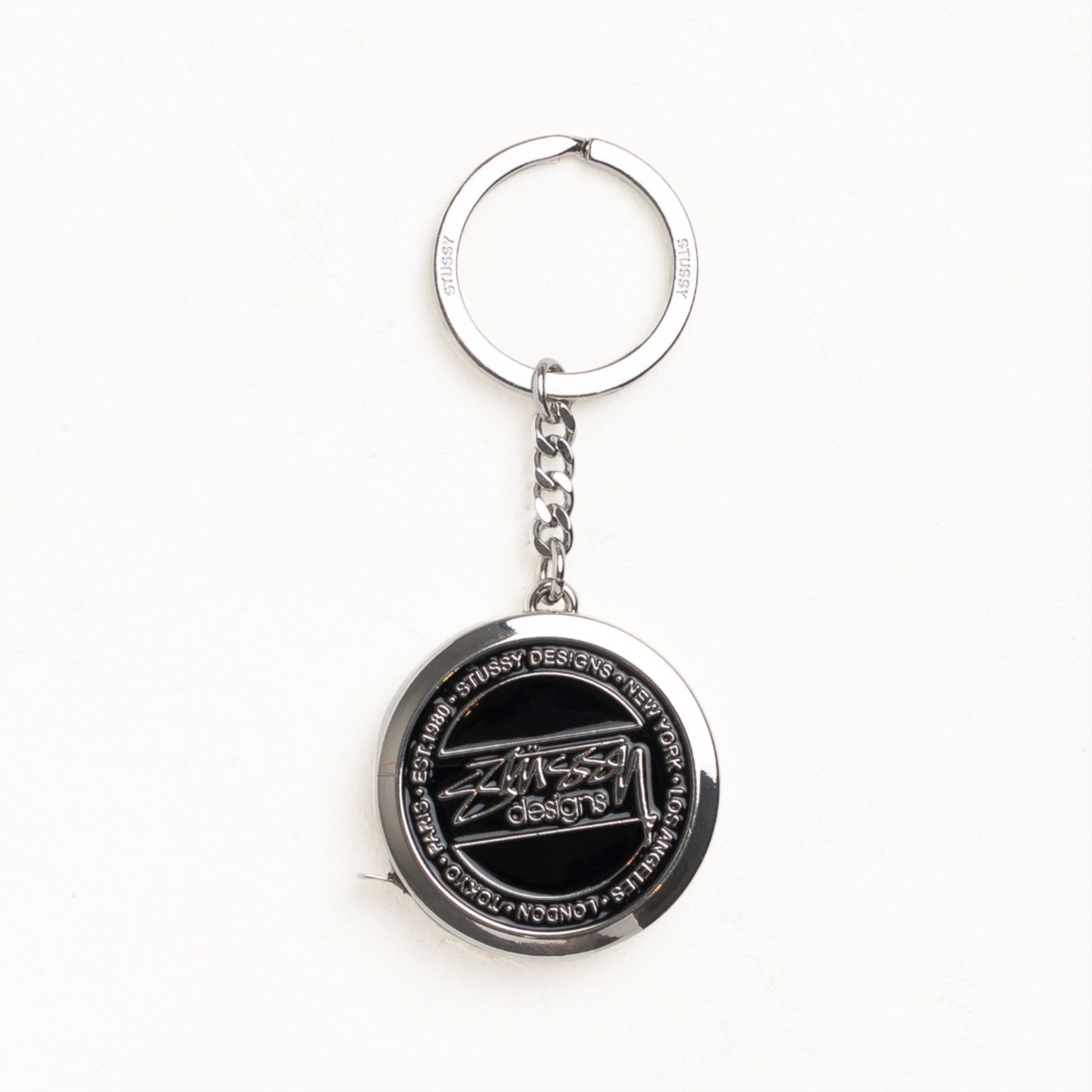 2026AW STUSSY MEASURING TAPE KEYCHAIN 吊牌 金屬 鑰匙圈 現貨 139000