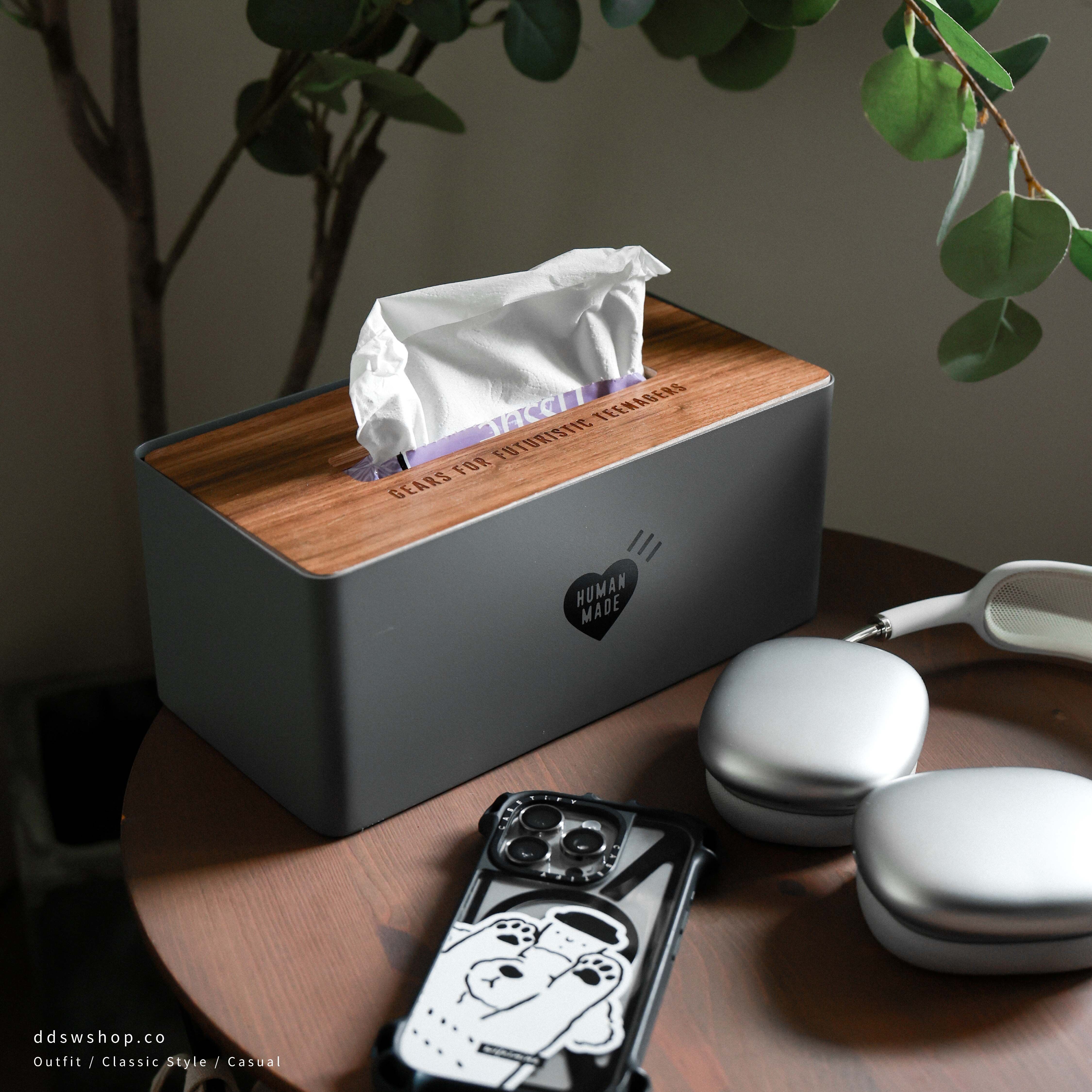 HUMAN MADE TISSUE BOX GREY 衛生紙盒