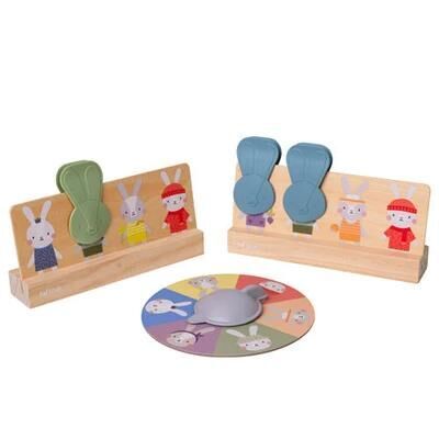 TAF TOYS 都市花園小兔配對玩具(13345)