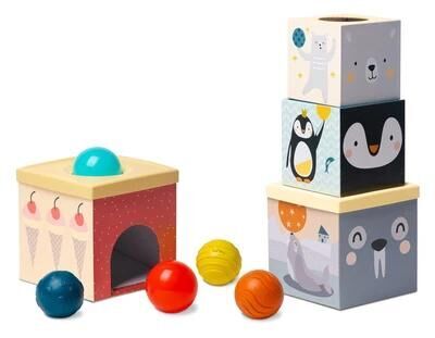 TAF TOYS 北極熊小圓球層層叠 (12735)