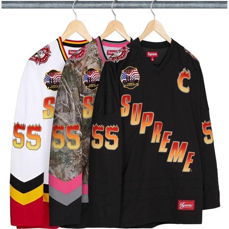2026AW SUPREME FDNY HOCKEY JERSEY 橄欖球 美式足球 球衣 長袖 長T 現貨 FW26KN20