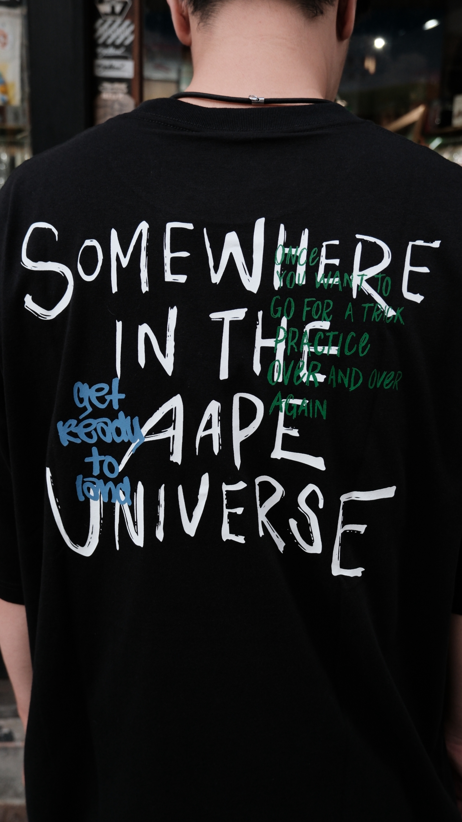 AAPE  漸變猿人字母短T AAPTEM1845XXQ 1845