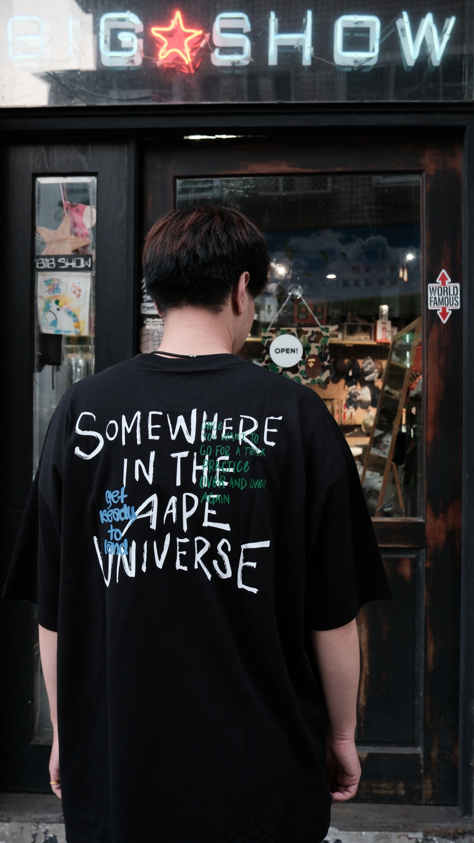 AAPE  漸變猿人字母短T AAPTEM1845XXQ 1845