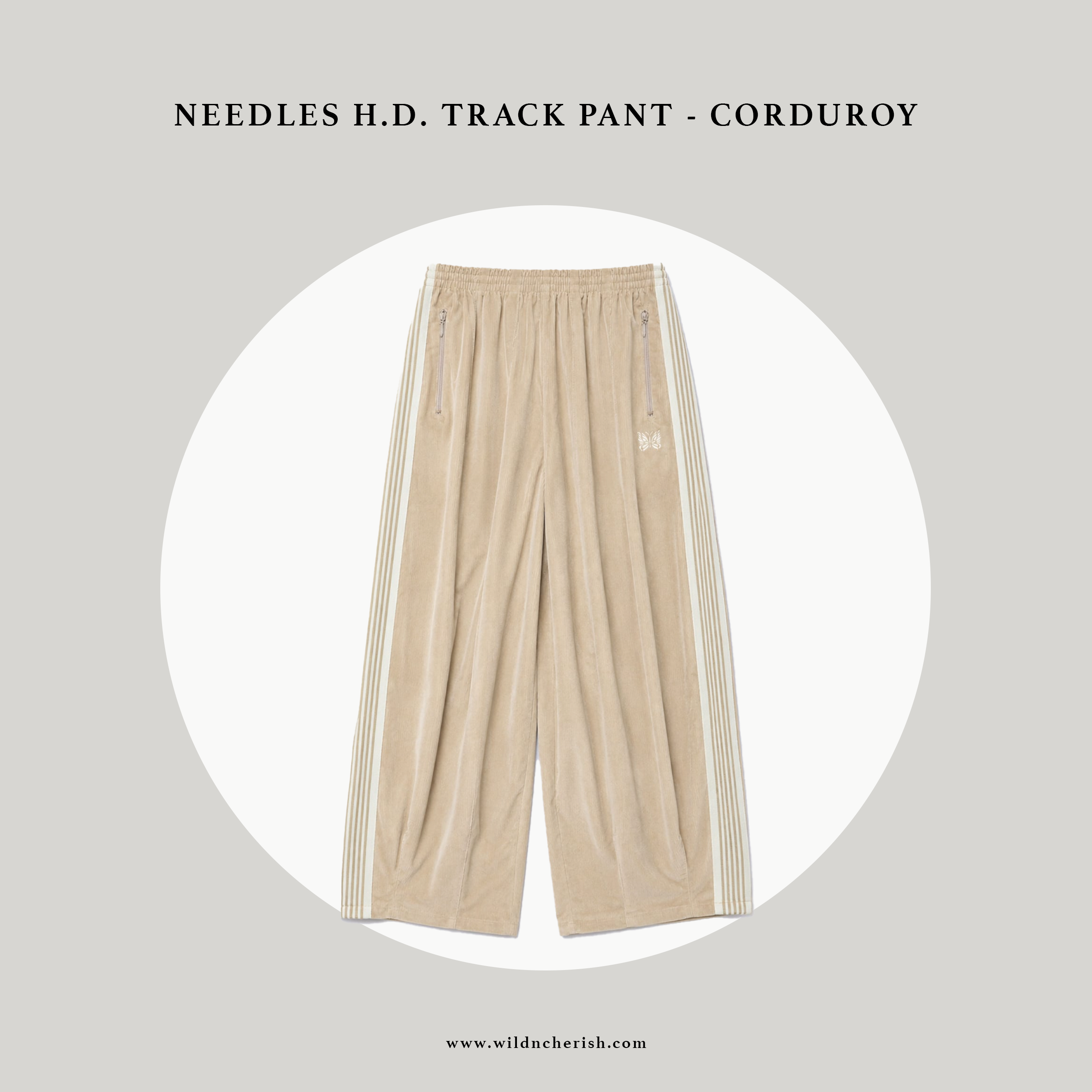 預訂 | NEEDLES H.D. Track Pant - Corduroy 燈芯絨